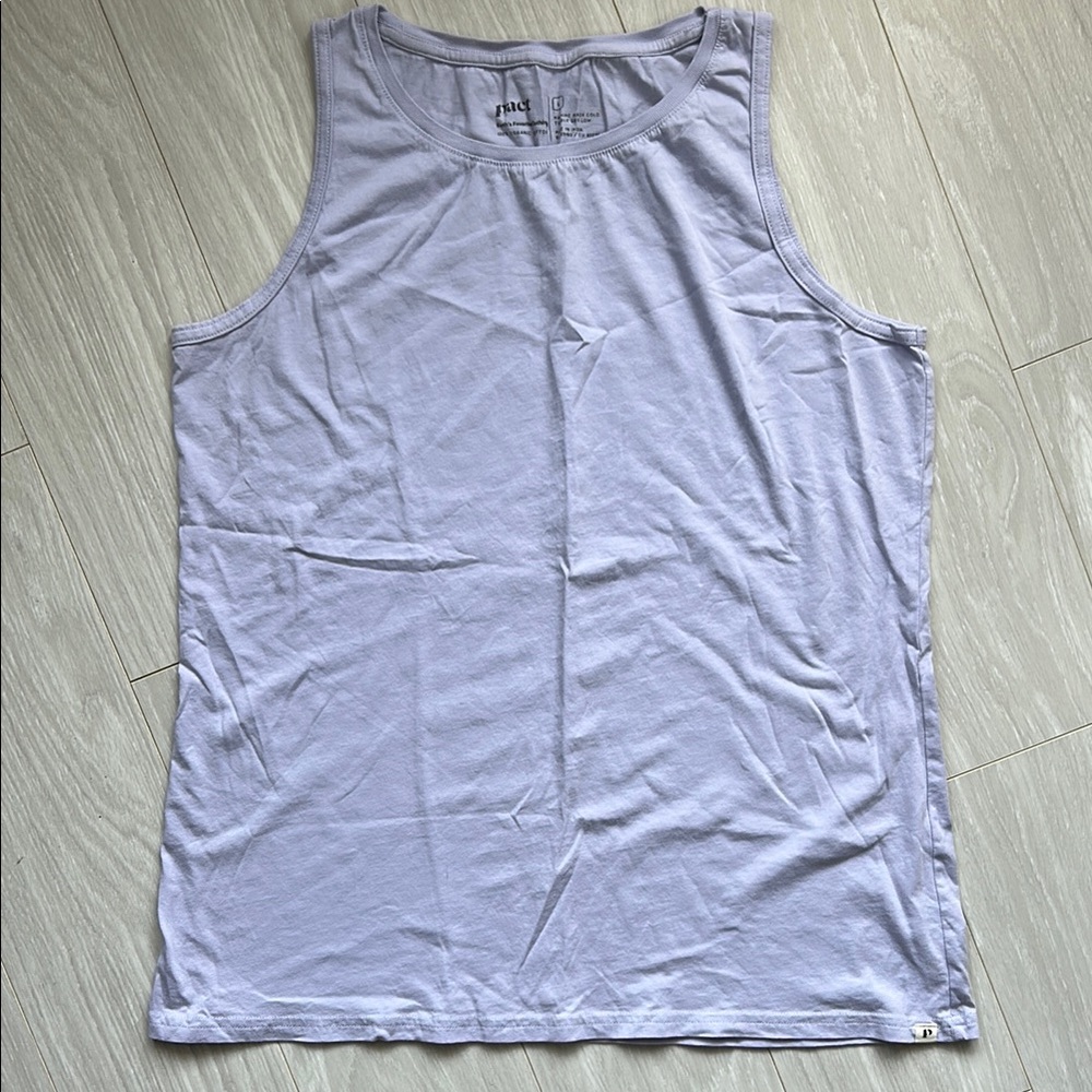 J. Jill Purple Muscle Tee Lightweight Crew Neck